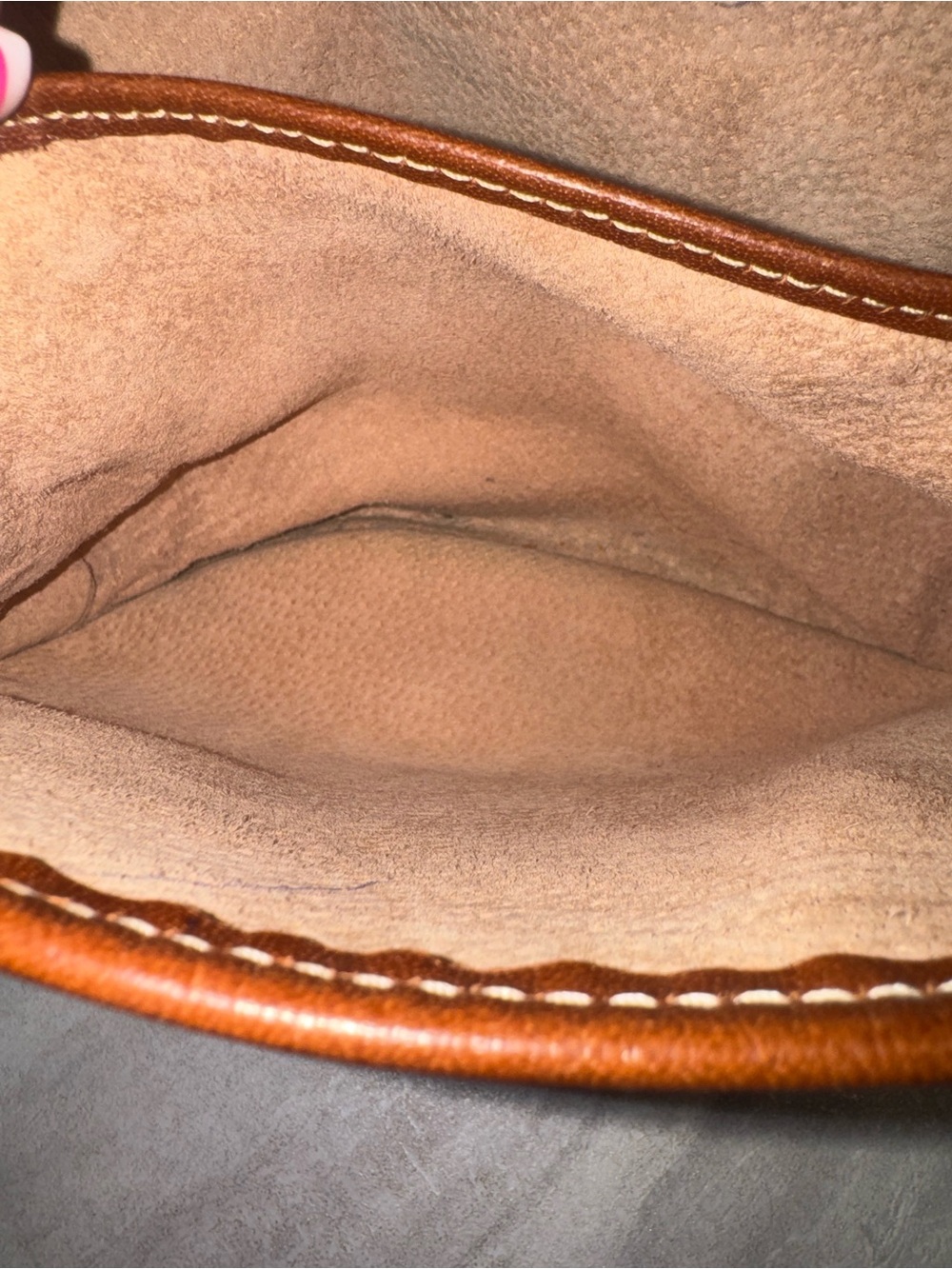 Vintage Brahmin Buttery Soft Black and Brown Leather Crossbody Bag GUC - Picture 11 of 12